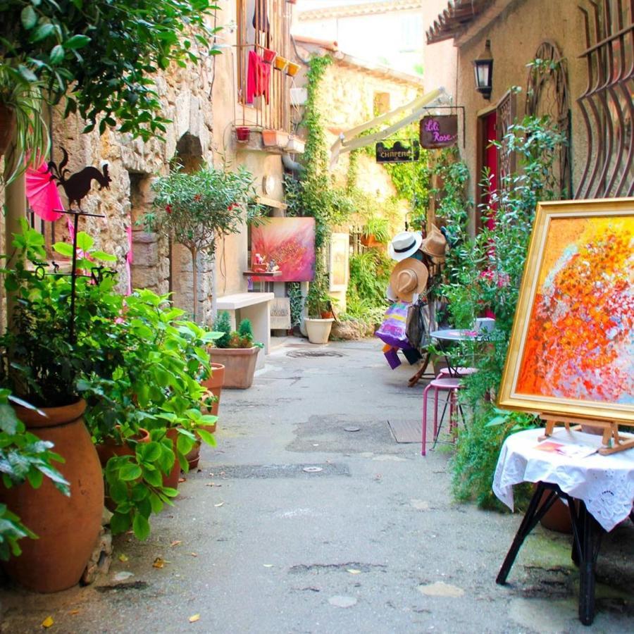 Mougins Collection: Alpine View Villa in Old Village Heart Exterior photo